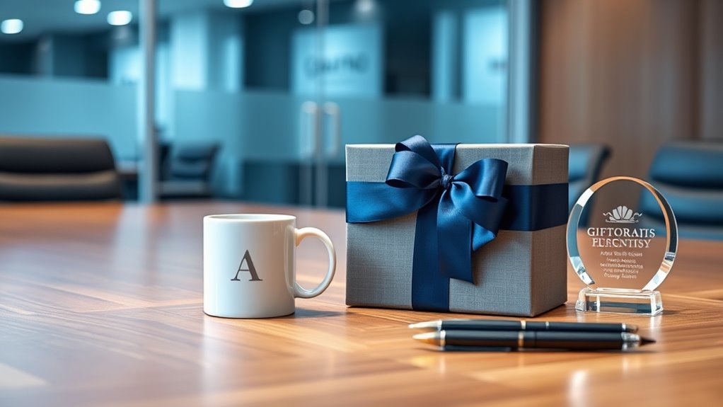 acceptable professional gift types