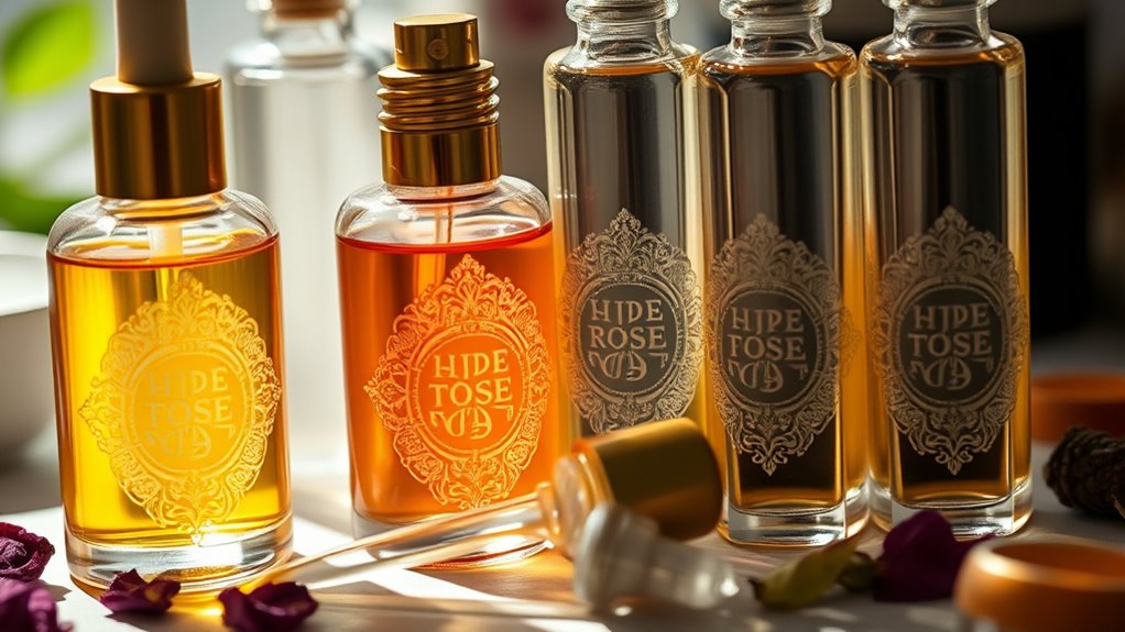 apply light scents first