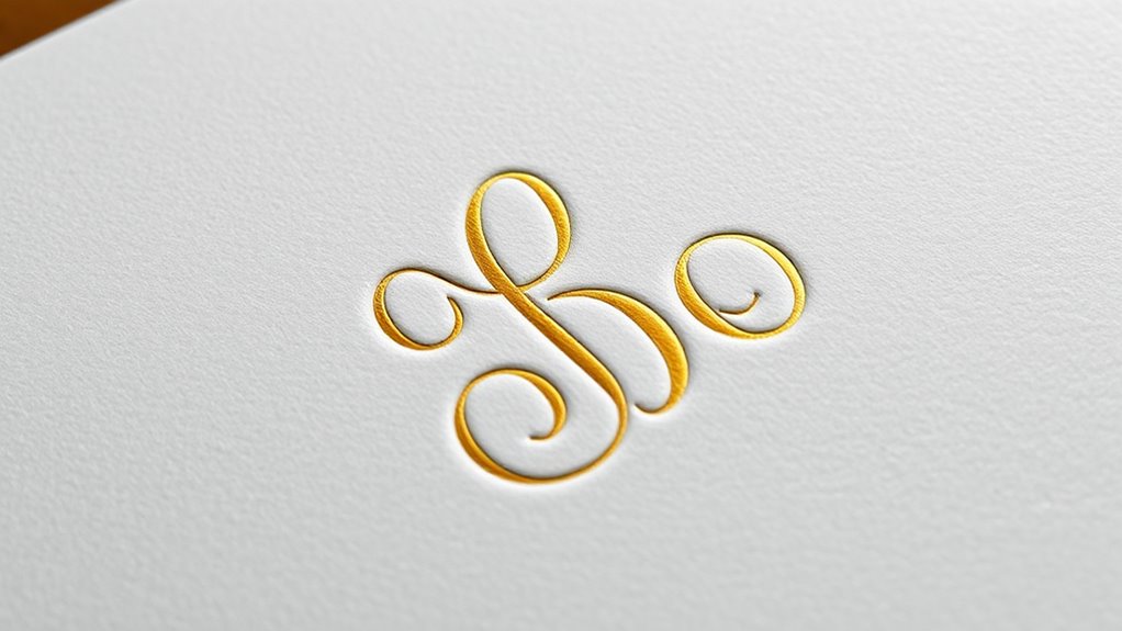 arrange monogram style tips