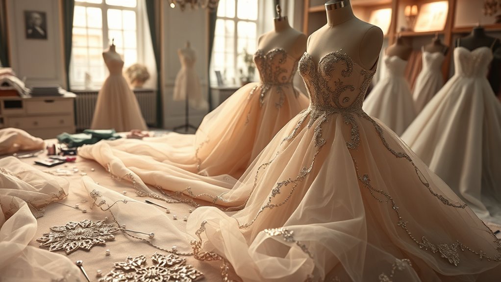bespoke gown creation process