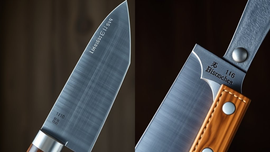 blade design and edge angle