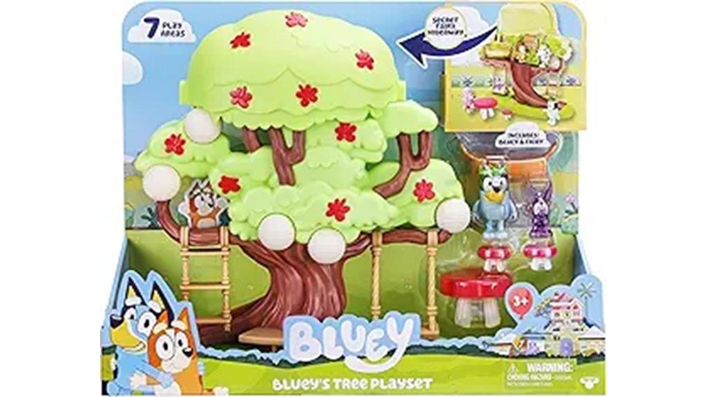 bluey dual sided playset
