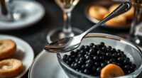 caviar serving and pairing