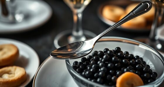 caviar serving and pairing
