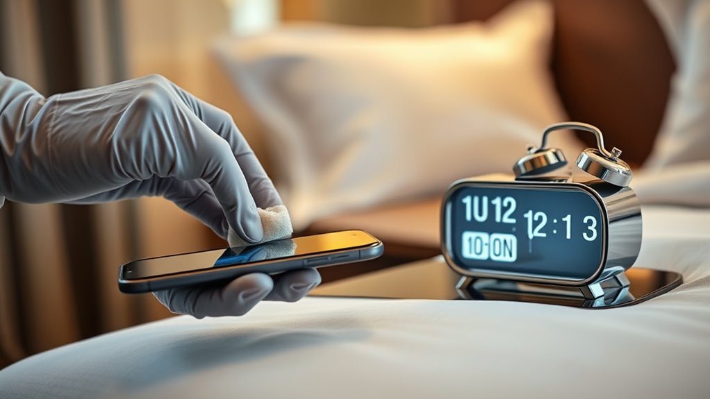 clean disinfect dry thoroughly