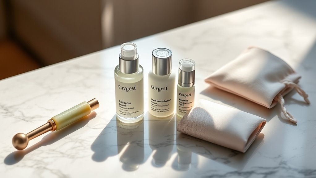 compact multi use skincare essentials