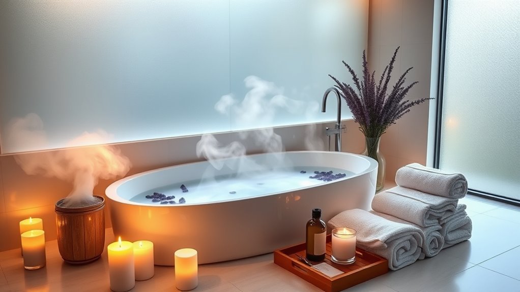 create calming scent ambiance