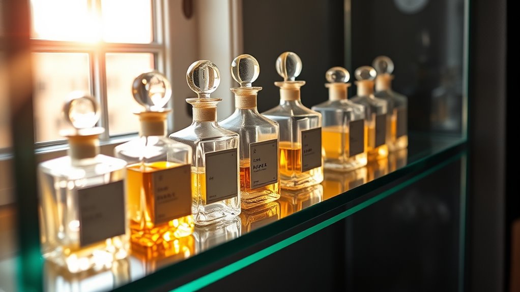 dark airtight glass containers