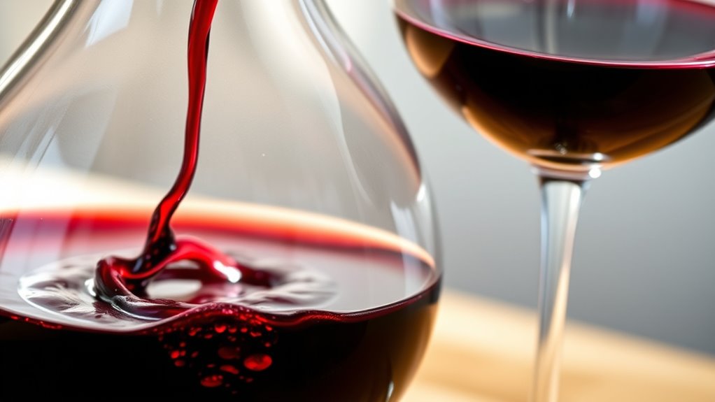 decanting for tannins sediments