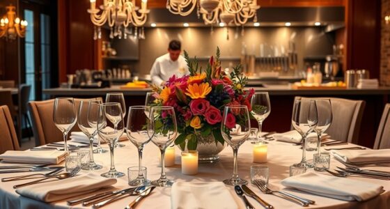 elegant at home dinner hosting