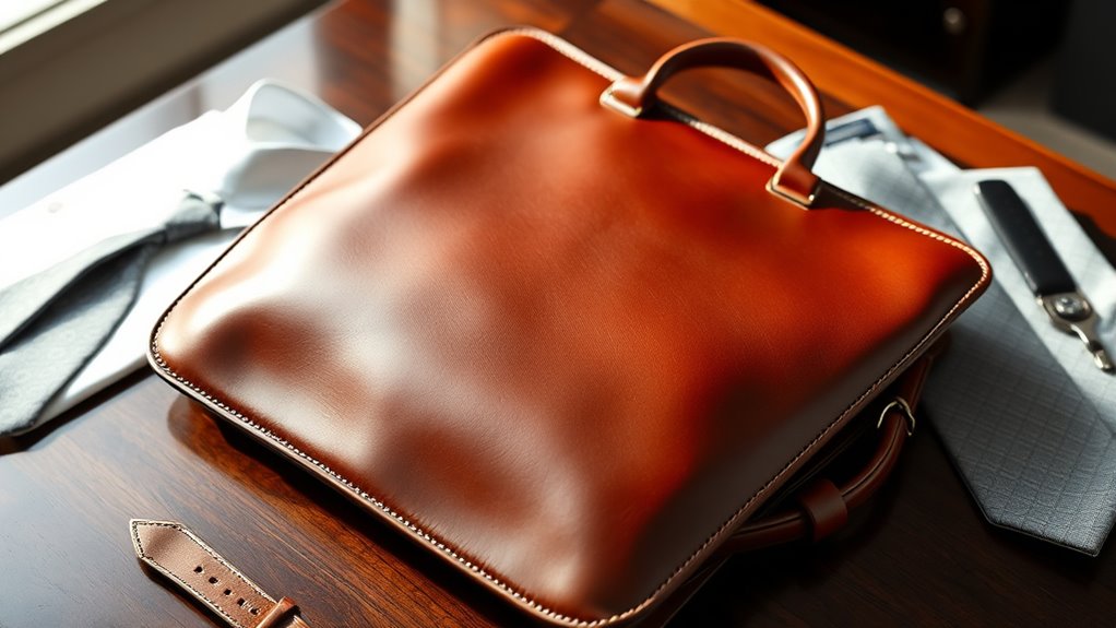 elegant leather briefcase investment