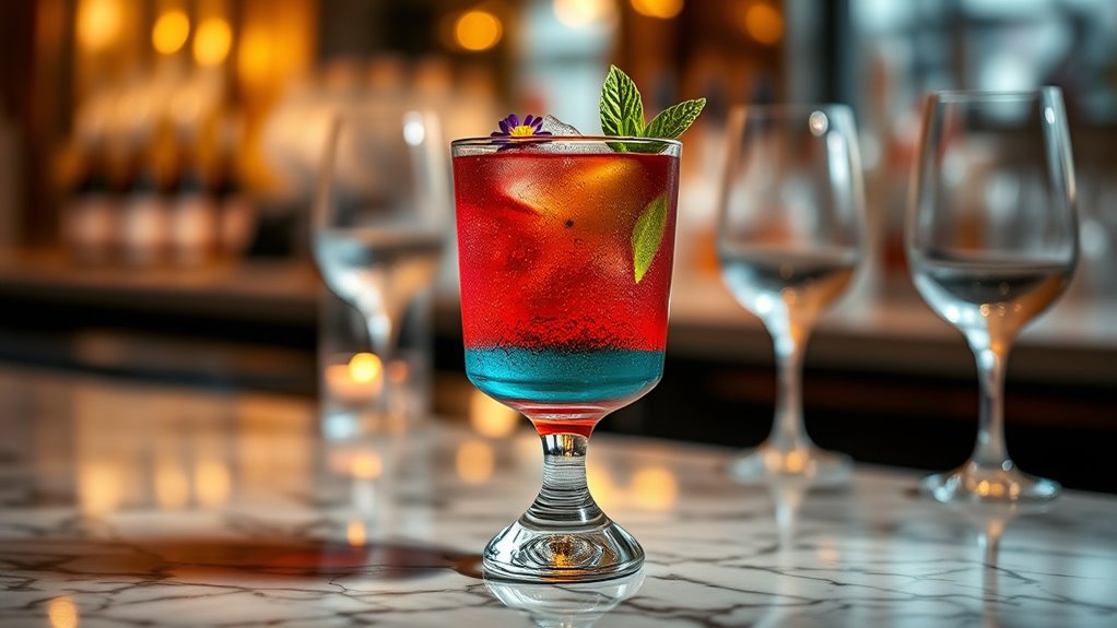 elegant mocktail presentation techniques