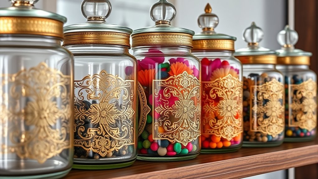 elegant sustainable jar decor