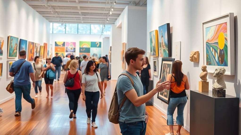 explore art venues and connections