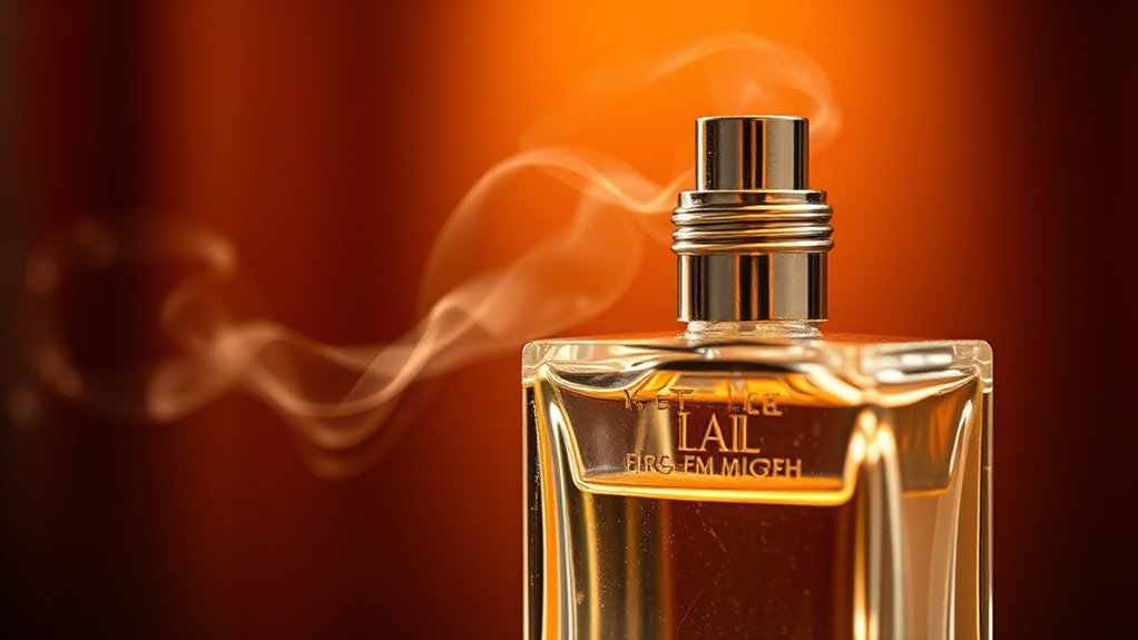 fragrance trail and projection