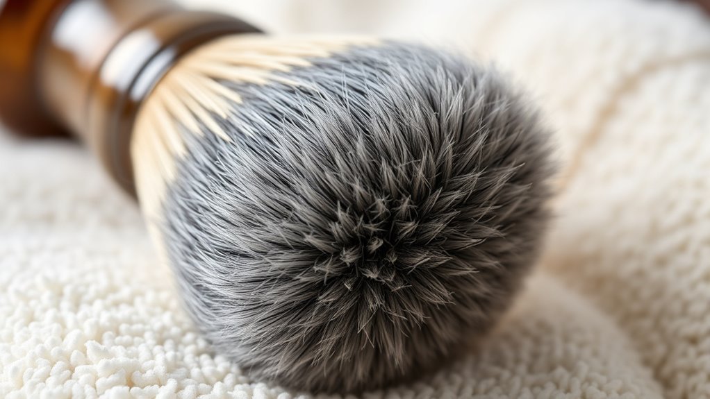 gentle supportive shaving brush