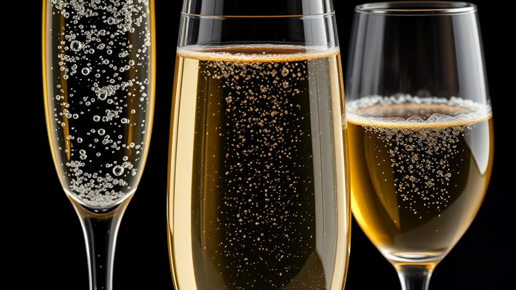 glass shape preserves bubbles