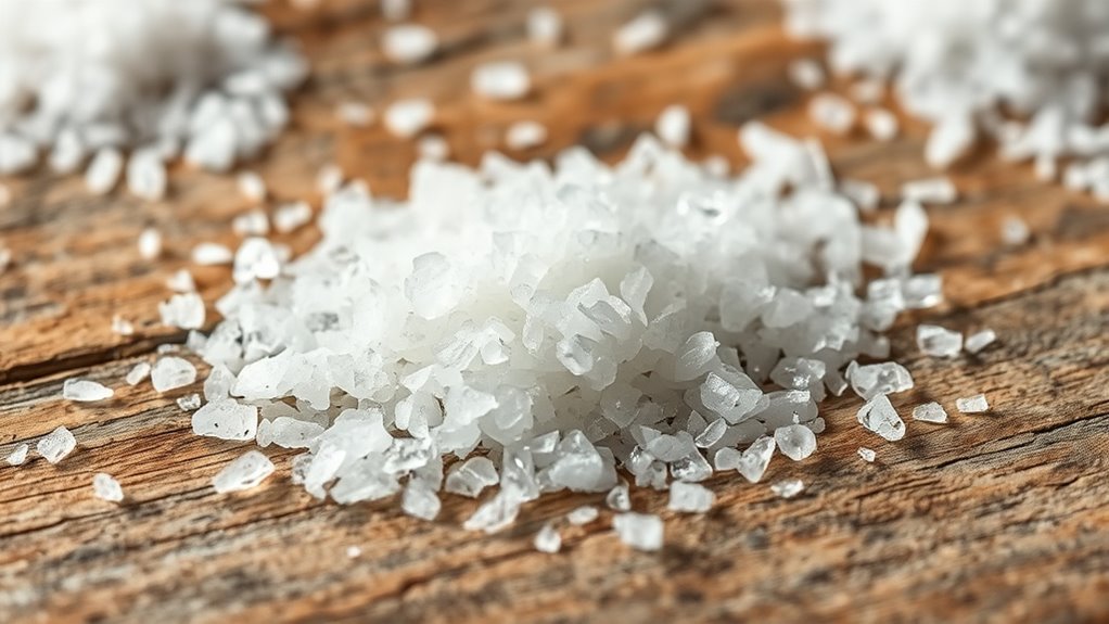 hand harvested delicate crystals