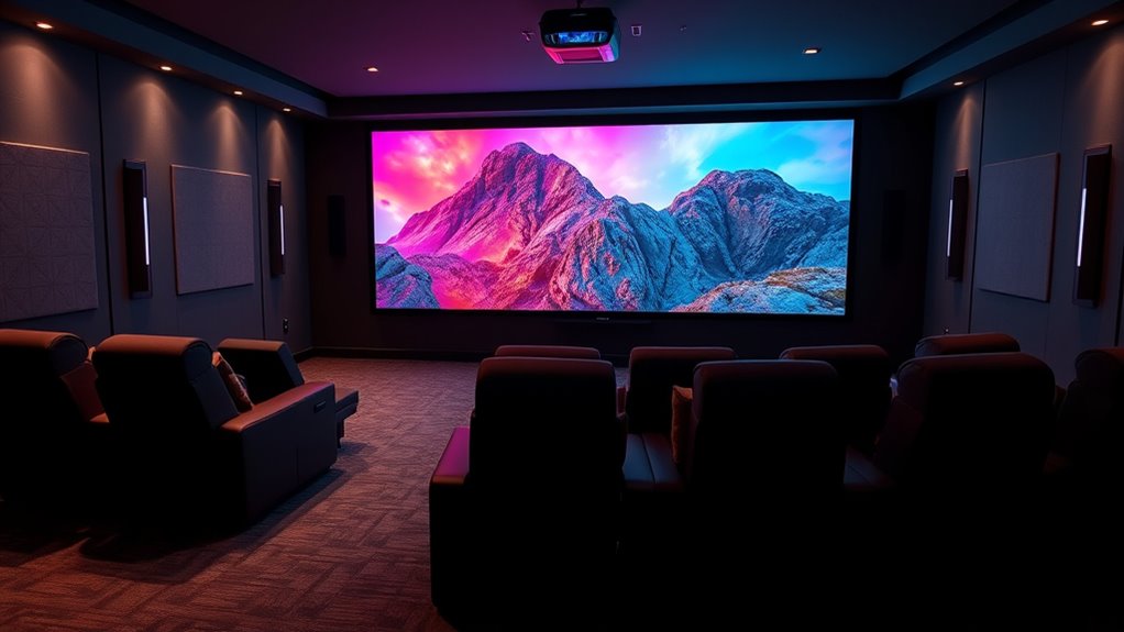 key home theater projection factors