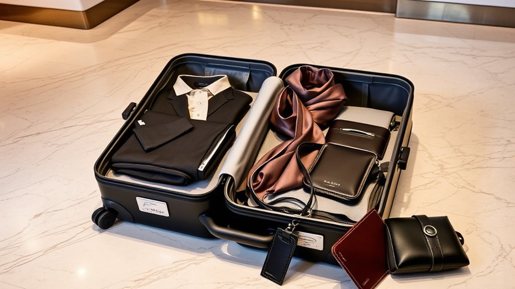 luxury travel luggage essentials