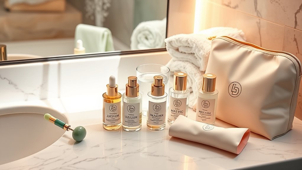luxury travel skincare essentials