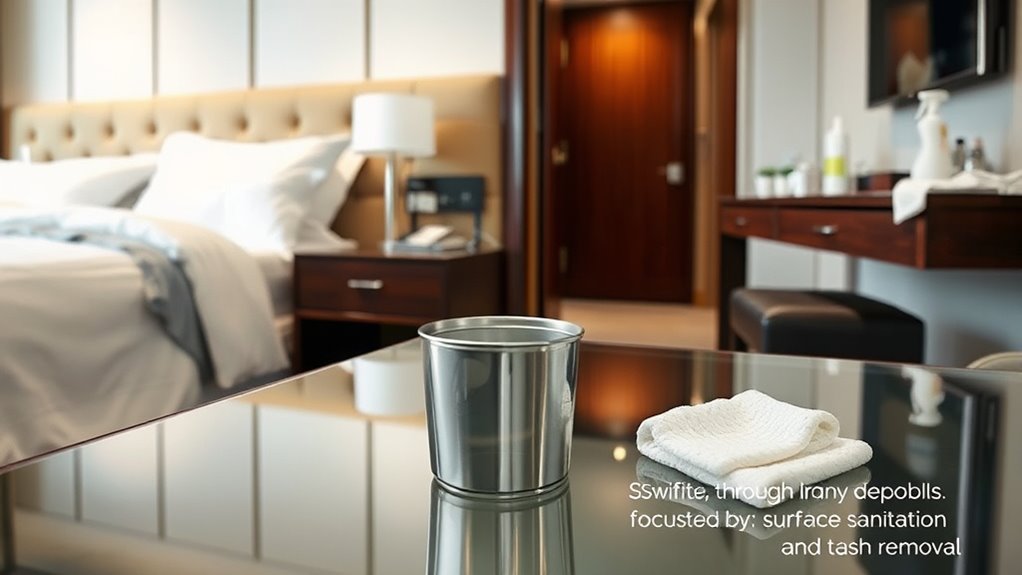 maintain cleanliness with sanitation