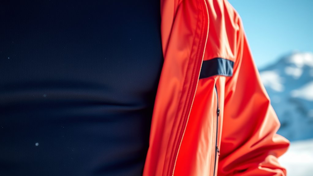 material insulation moisture wicking fit