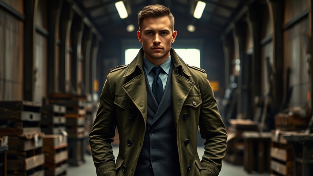 military inspired waterproof outerwear