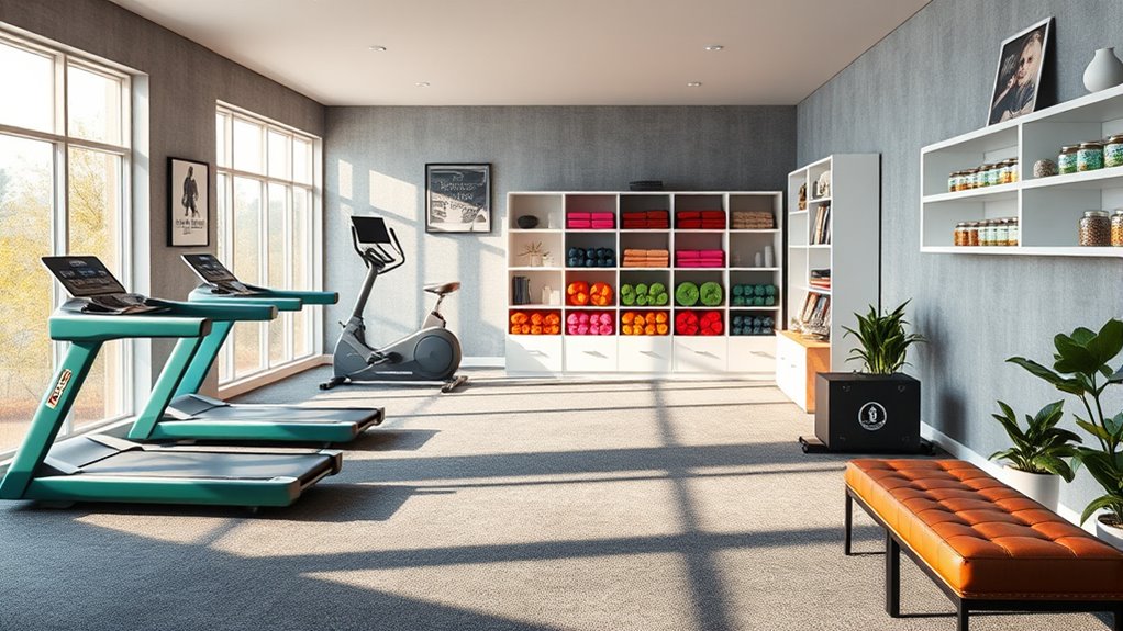 motivating personalized gym space