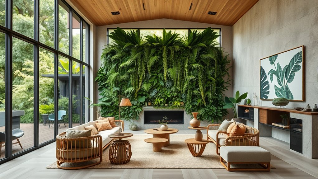 nature inspired calming decor