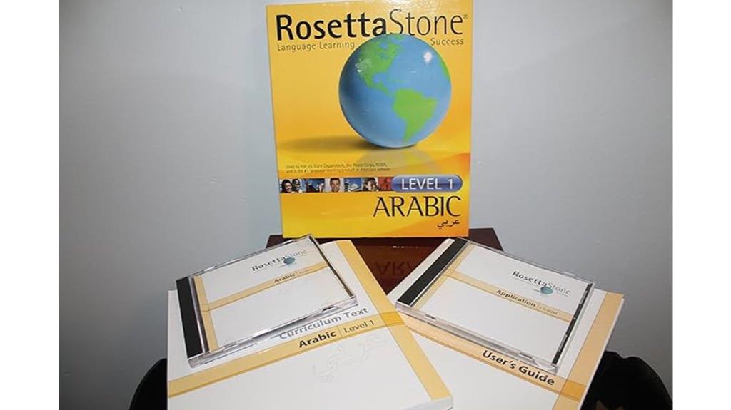 old rosetta stone arabic software