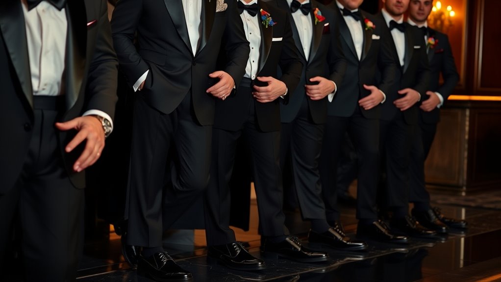 polished footwear and grooming