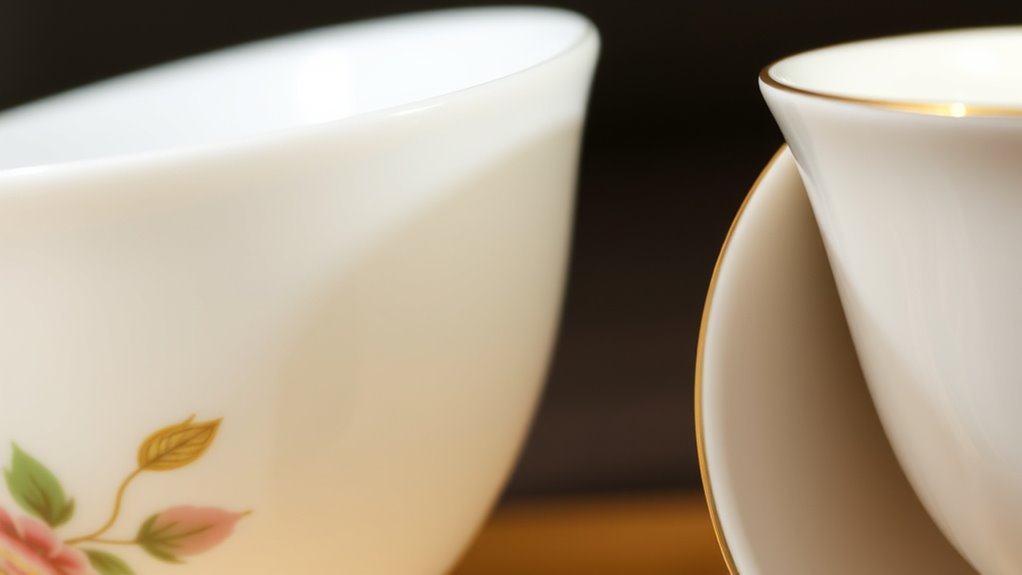 porcelain vs bone china differences
