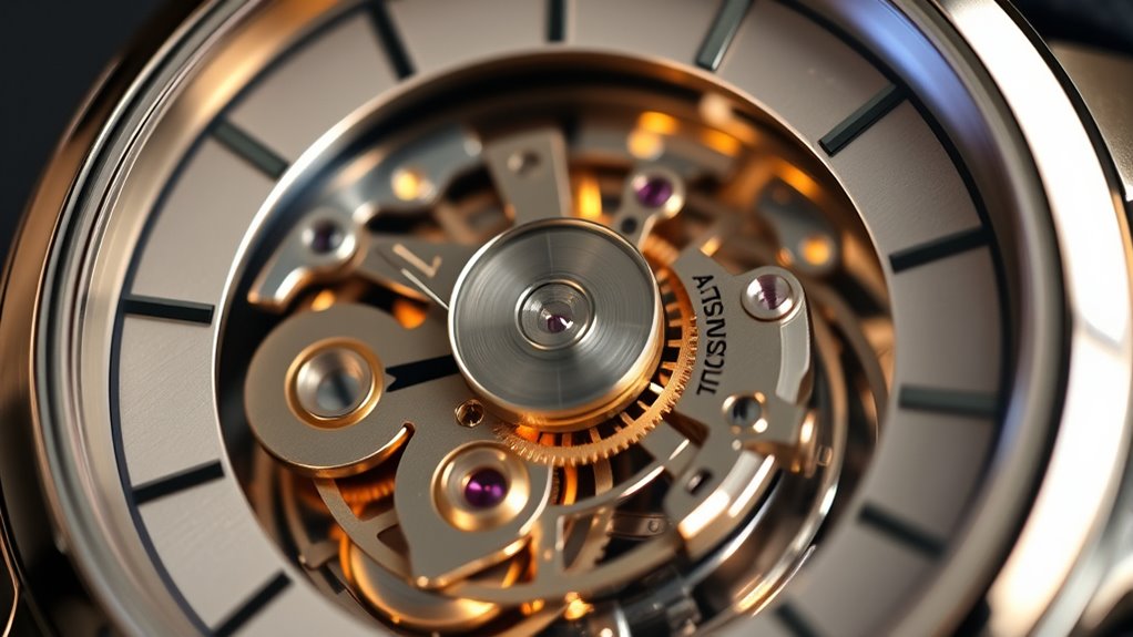 quartz crystal ensures precise timing