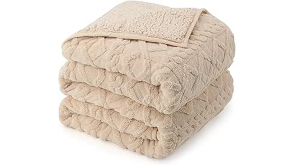 queen size 15lb sherpa blanket