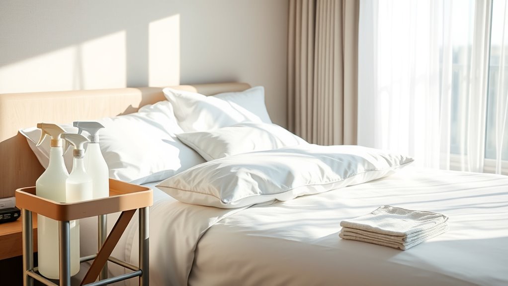 refresh bedding linens regularly