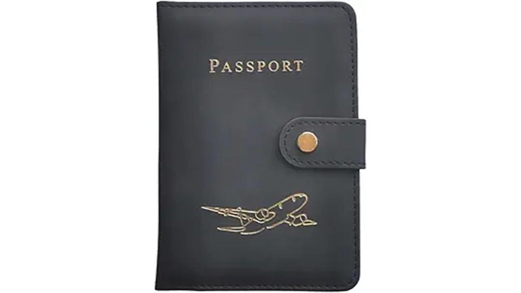 rfid passport with card slots