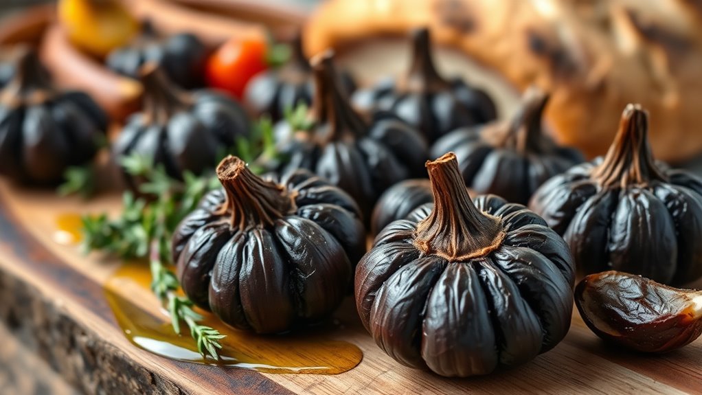 rich savory fermented garlic