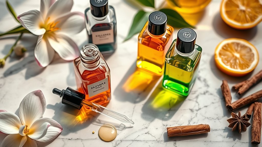 select harmonious scent layers