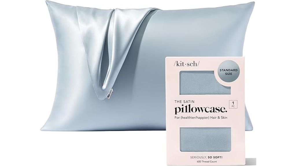 silky satin pillowcase zipper