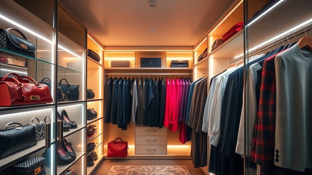 smart wardrobe lighting integration