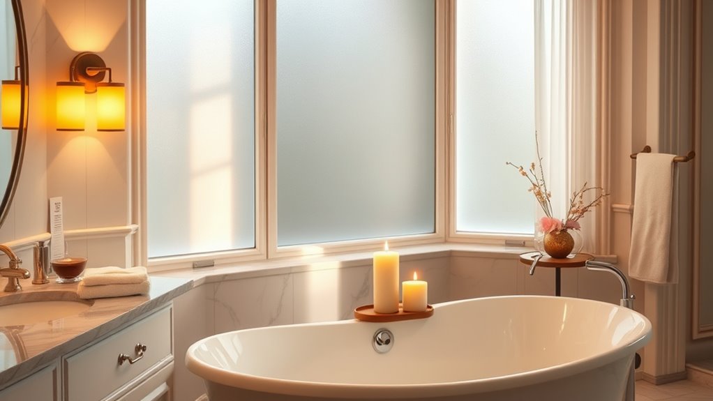 soft dimmable warm lighting