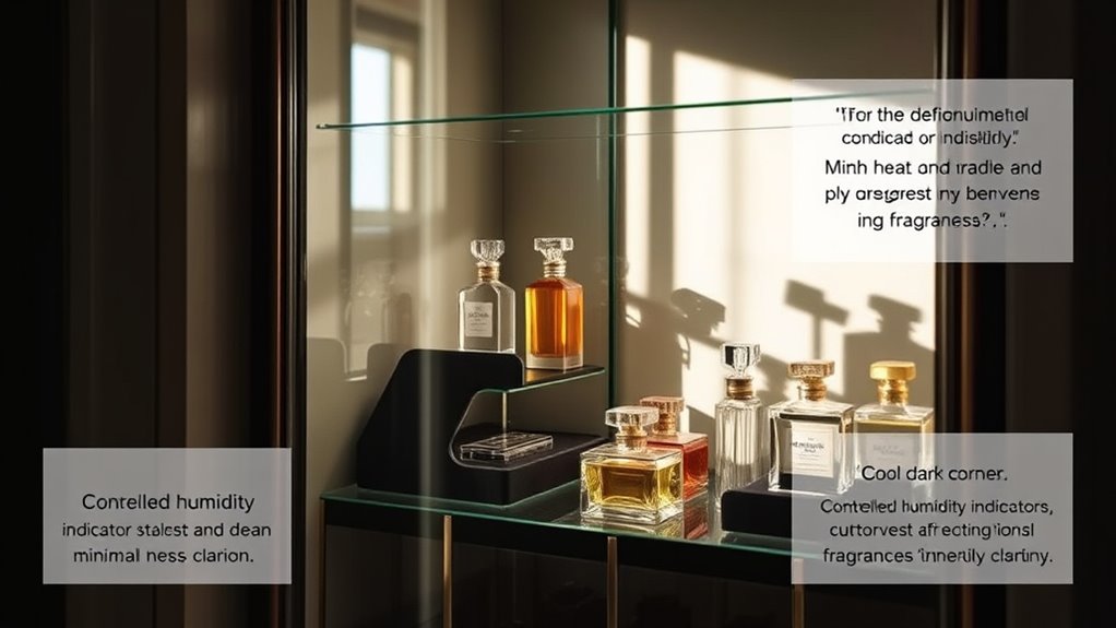 store perfumes in cool darkness