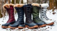 stylish waterproof snow boots