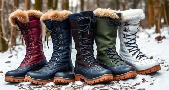 stylish waterproof snow boots