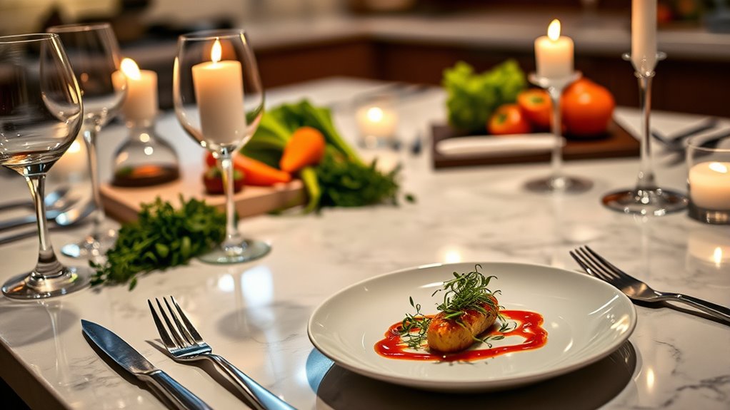 thoughtful menu and wine pairing