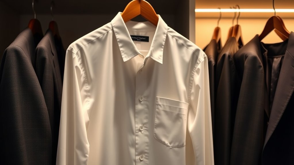 timeless white dress shirt