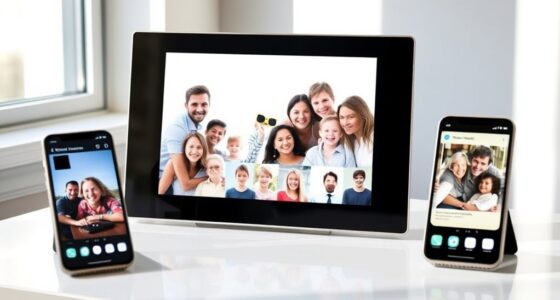 top email enabled digital frames