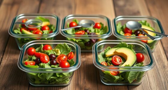 top glass meal storage