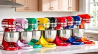 top kitchenaid mixer colors